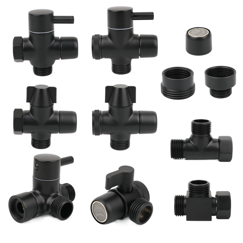 Kitchen Appliances Offers - Adaptor Lengan Pancuran Kuningan Hitam G1/2