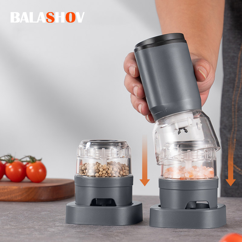 Kitchen Appliances Offers - Set Penggiling Lada Elektrik Isi Ulang