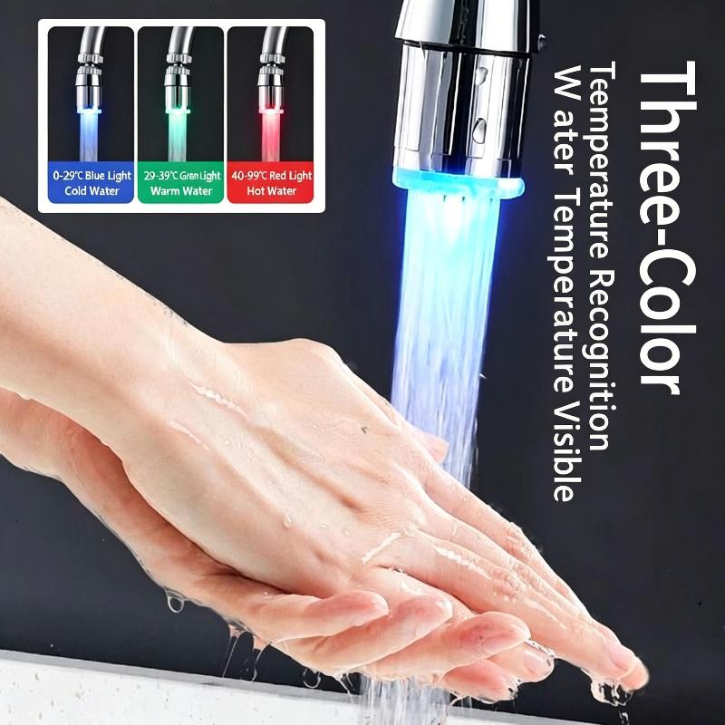 Aerator Keran LED 3 Warna Beru - Kitchen Appliances Offers ulasan dan harga